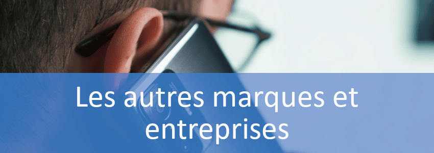 catégories autres marques et entreprises