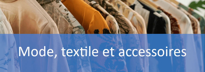 catégorie mode, textile et accessoires
