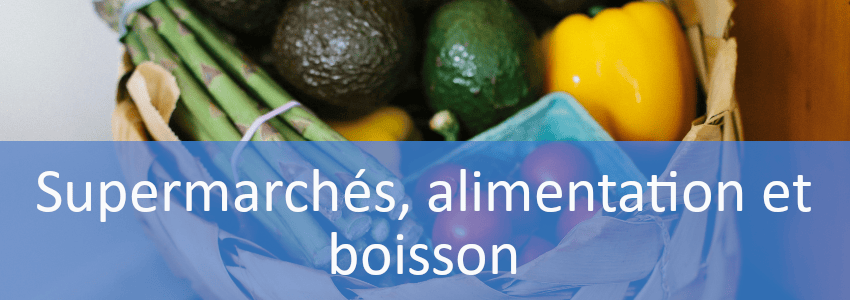 catégorie supermarchés, alimentation et boisson